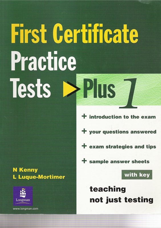 FCE Practice Tests Plus 1
