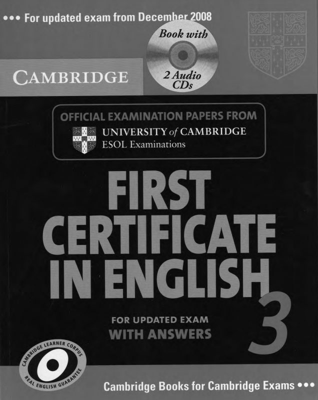 File nghe FCE 3 – Audio Cambridge First Certificate 3