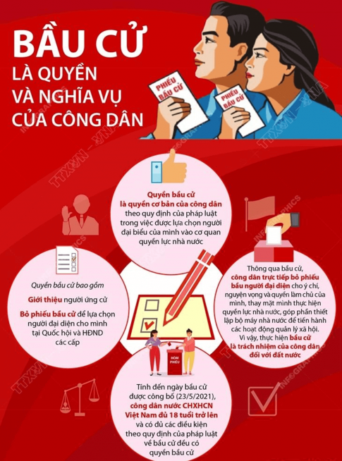 Quyền và nghĩa vụ của công dân về bầu cử và ứng cử - Giáo dục kinh tế và pháp luật 11